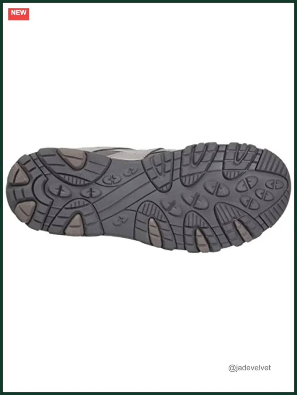 Boys' Hiking Shoes - Leather & Mesh Upper, Waterproof, Lace-Up